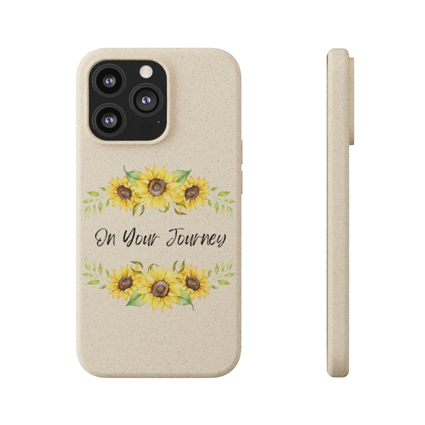 On Your Journey Flower Crown Biodegradable Cases