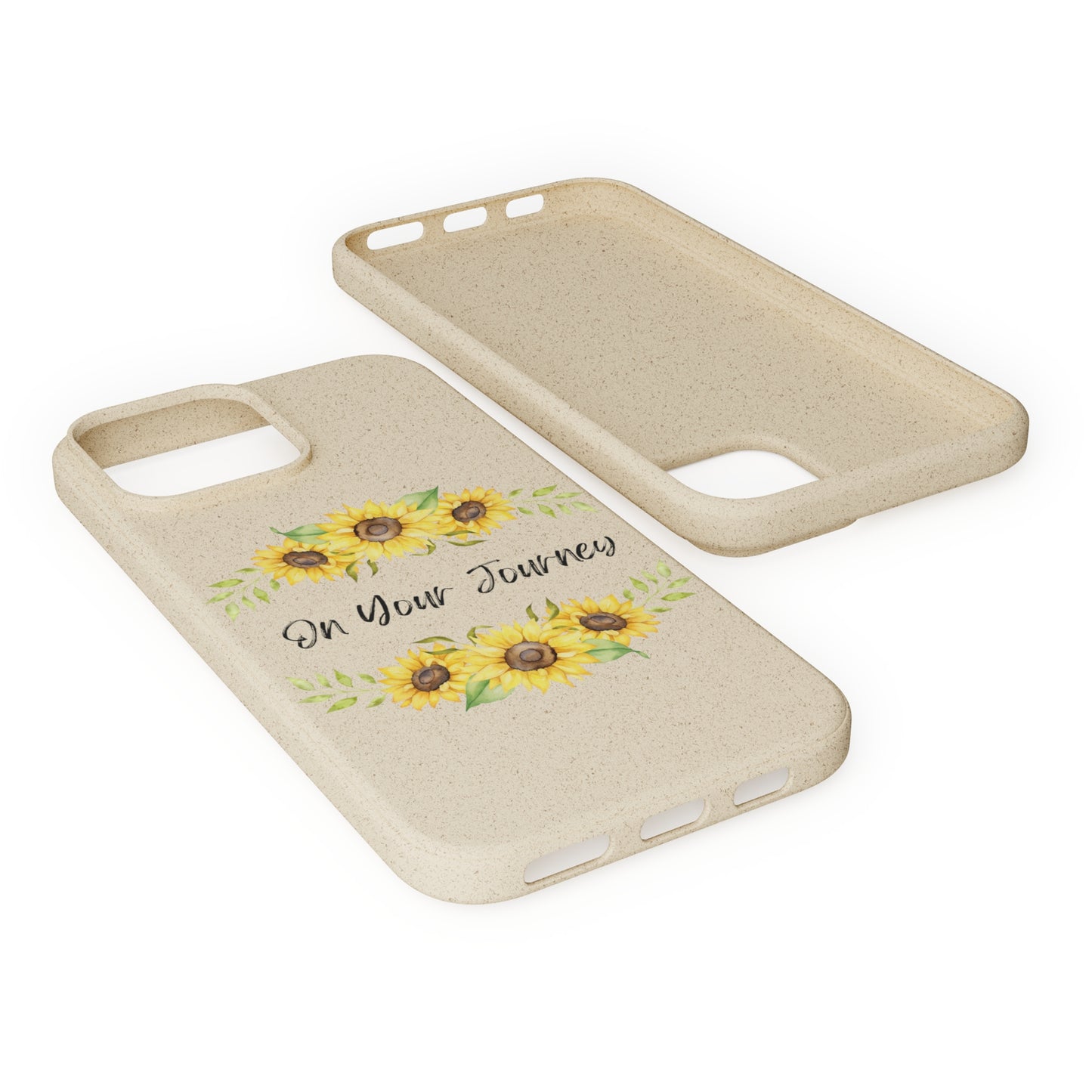 On Your Journey Flower Crown Biodegradable Cases