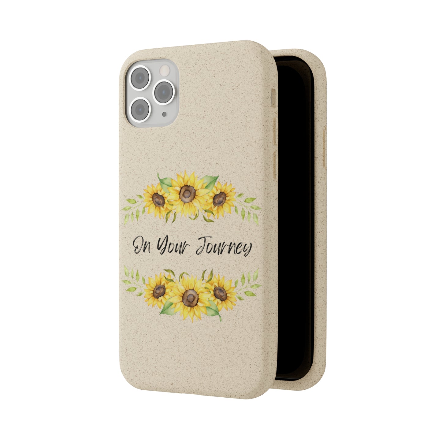 On Your Journey Flower Crown Biodegradable Cases