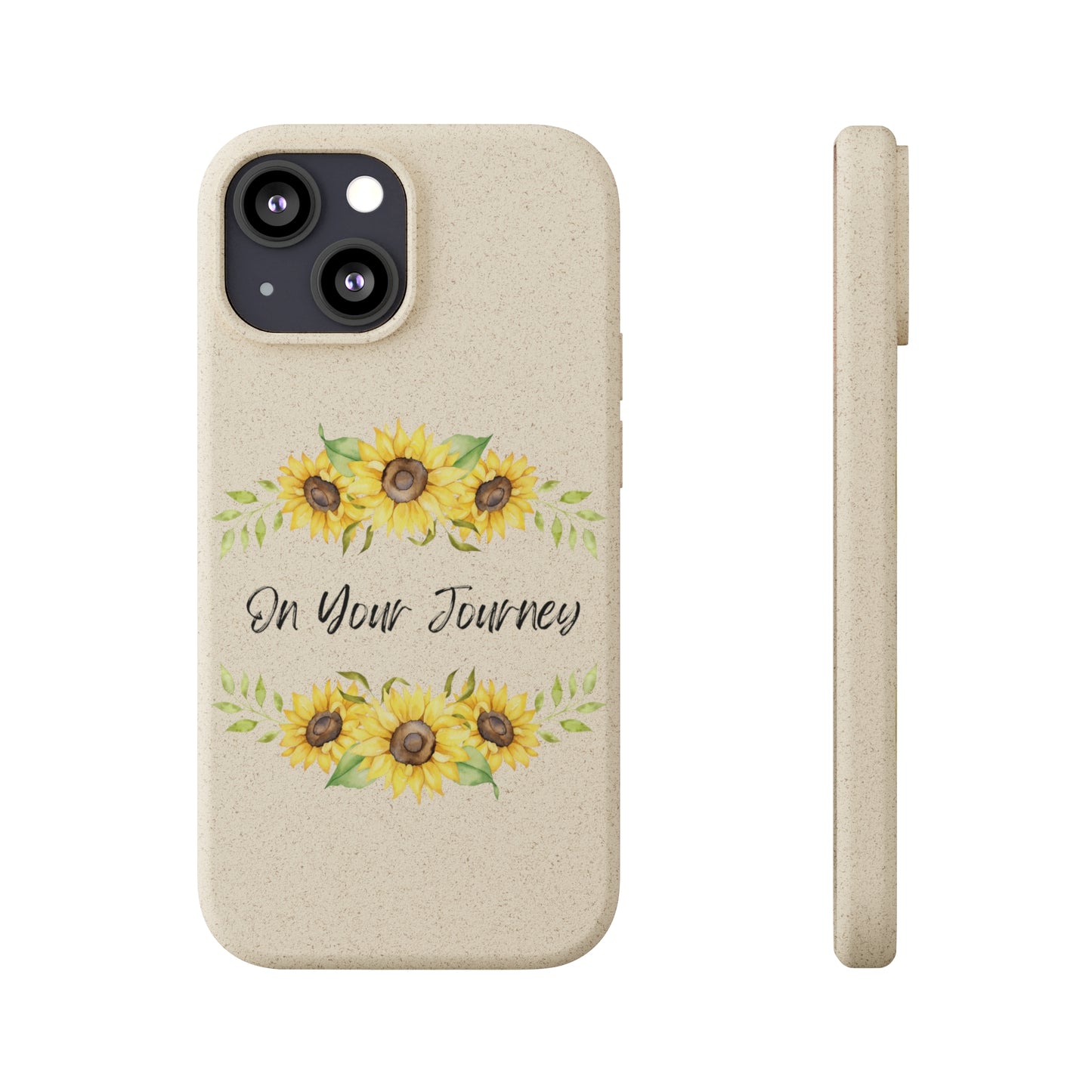 On Your Journey Flower Crown Biodegradable Cases