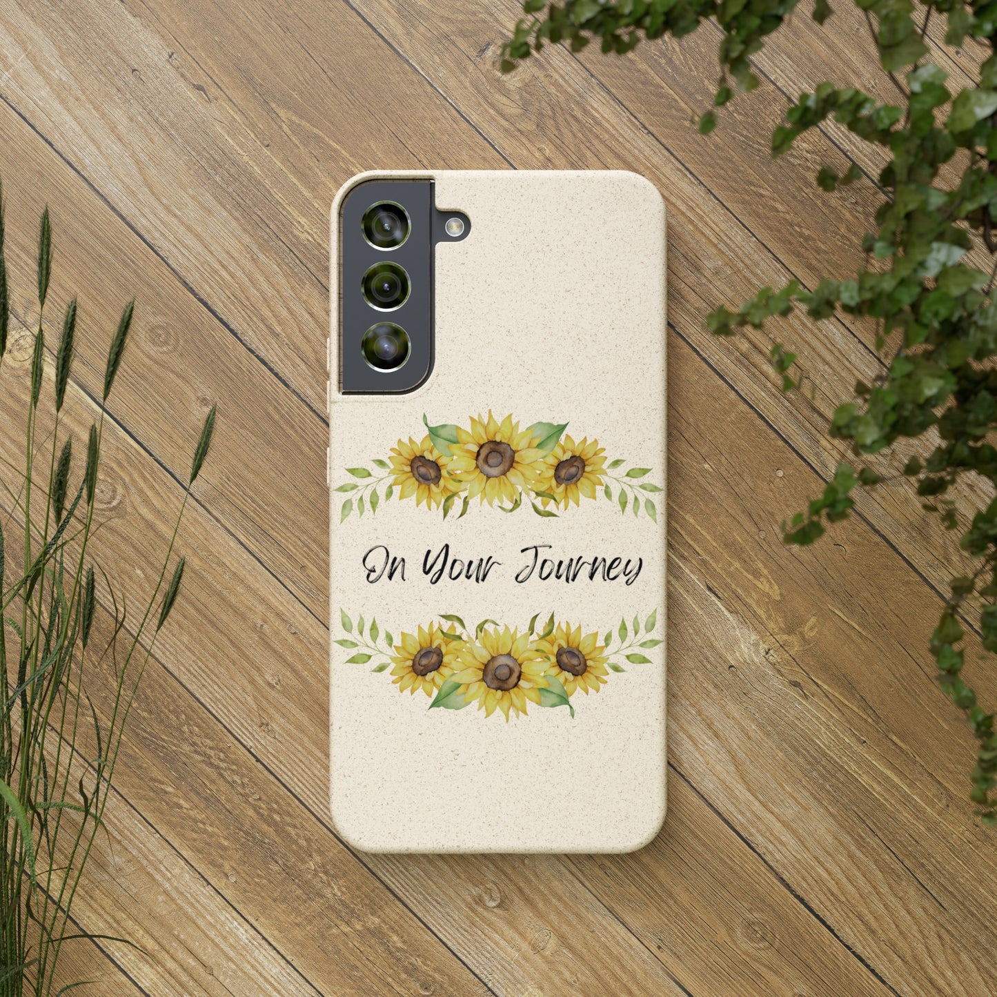 On Your Journey Flower Crown Biodegradable Cases