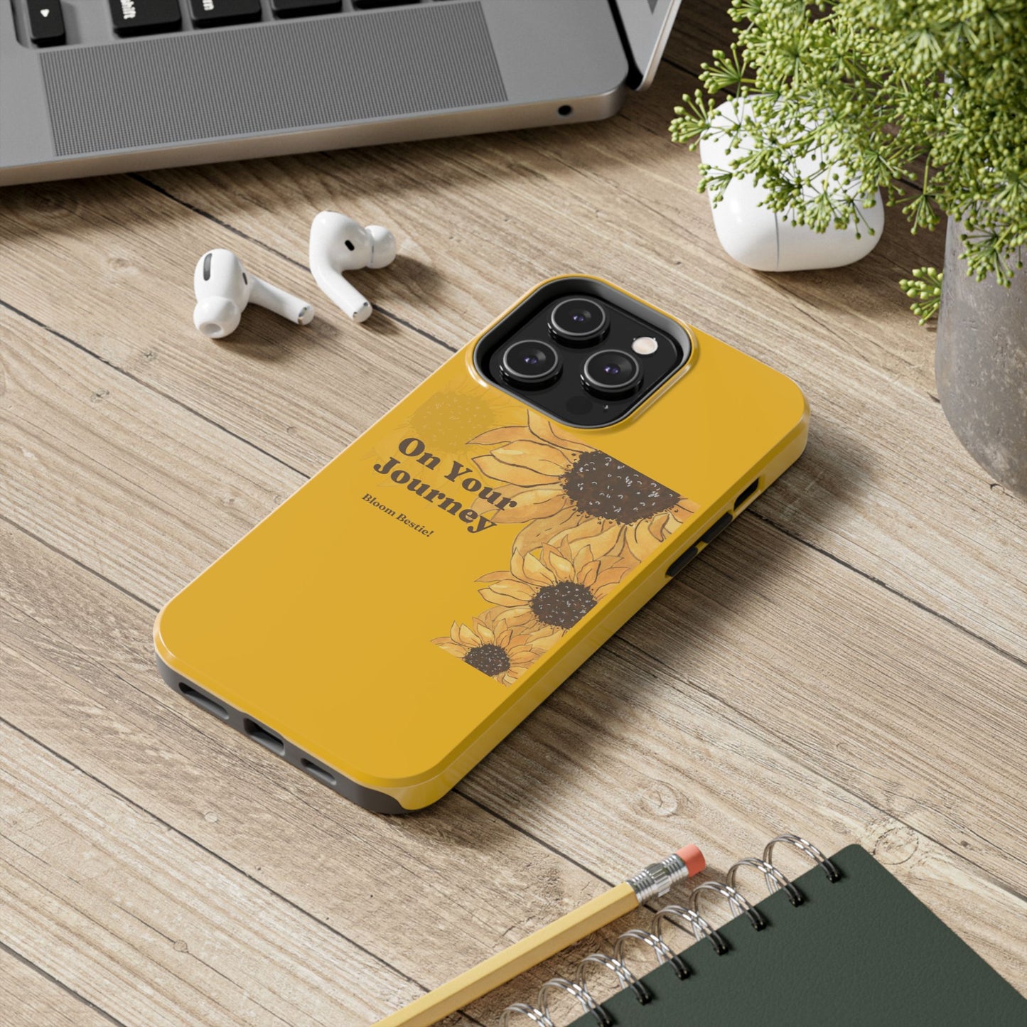 On Your Journey Sunflower Tough Phone Cases