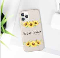 On Your Journey Flower Crown Biodegradable Phone Cases