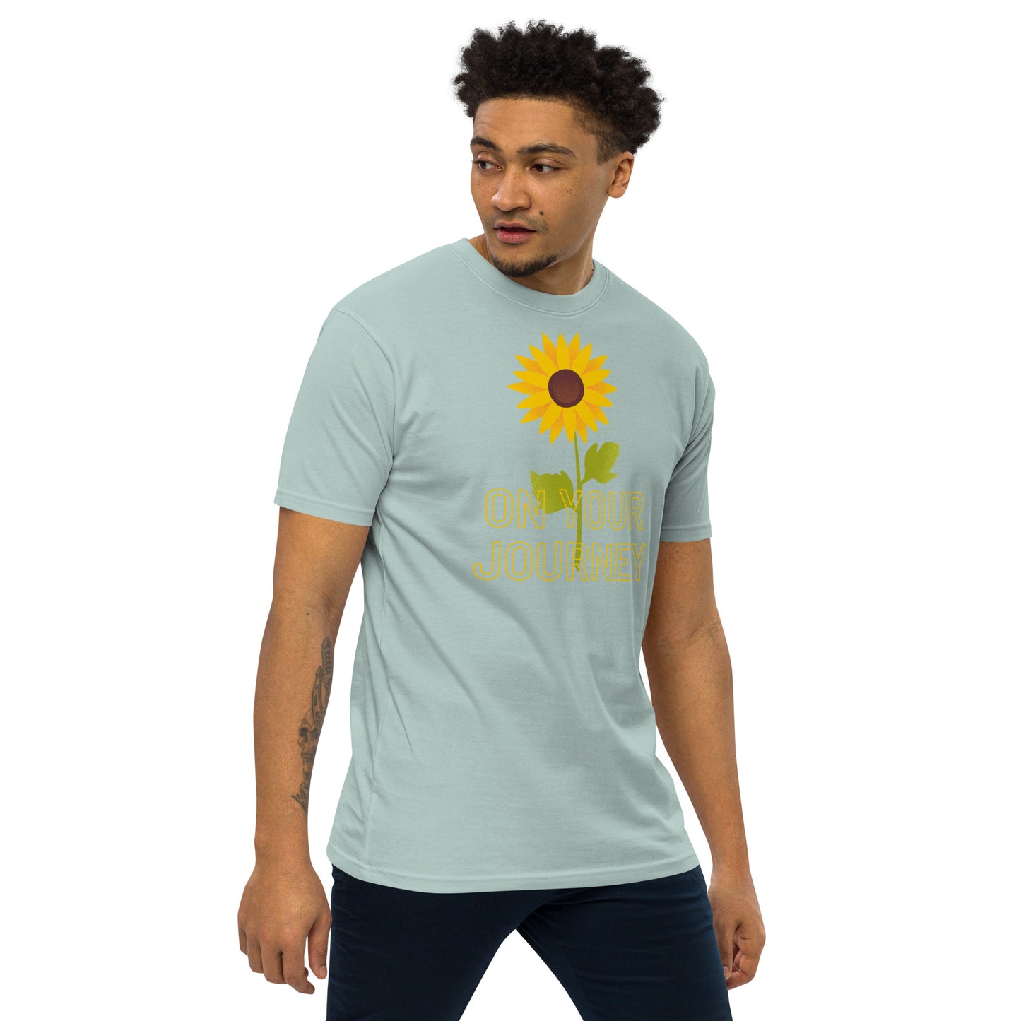 On Your Journey Single Flower Premium Heavyweight Tee