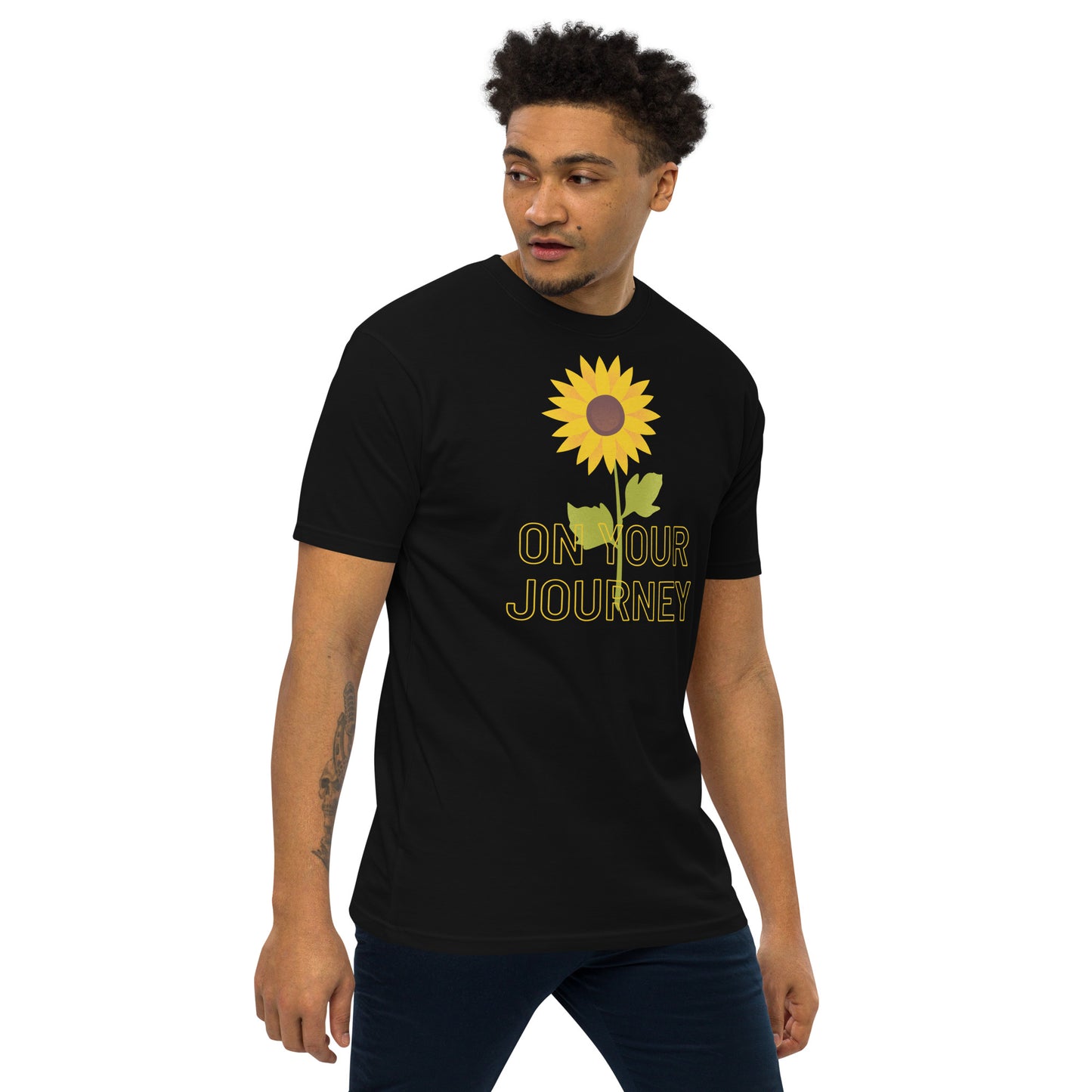 On Your Journey Single Flower Premium Heavyweight Tee