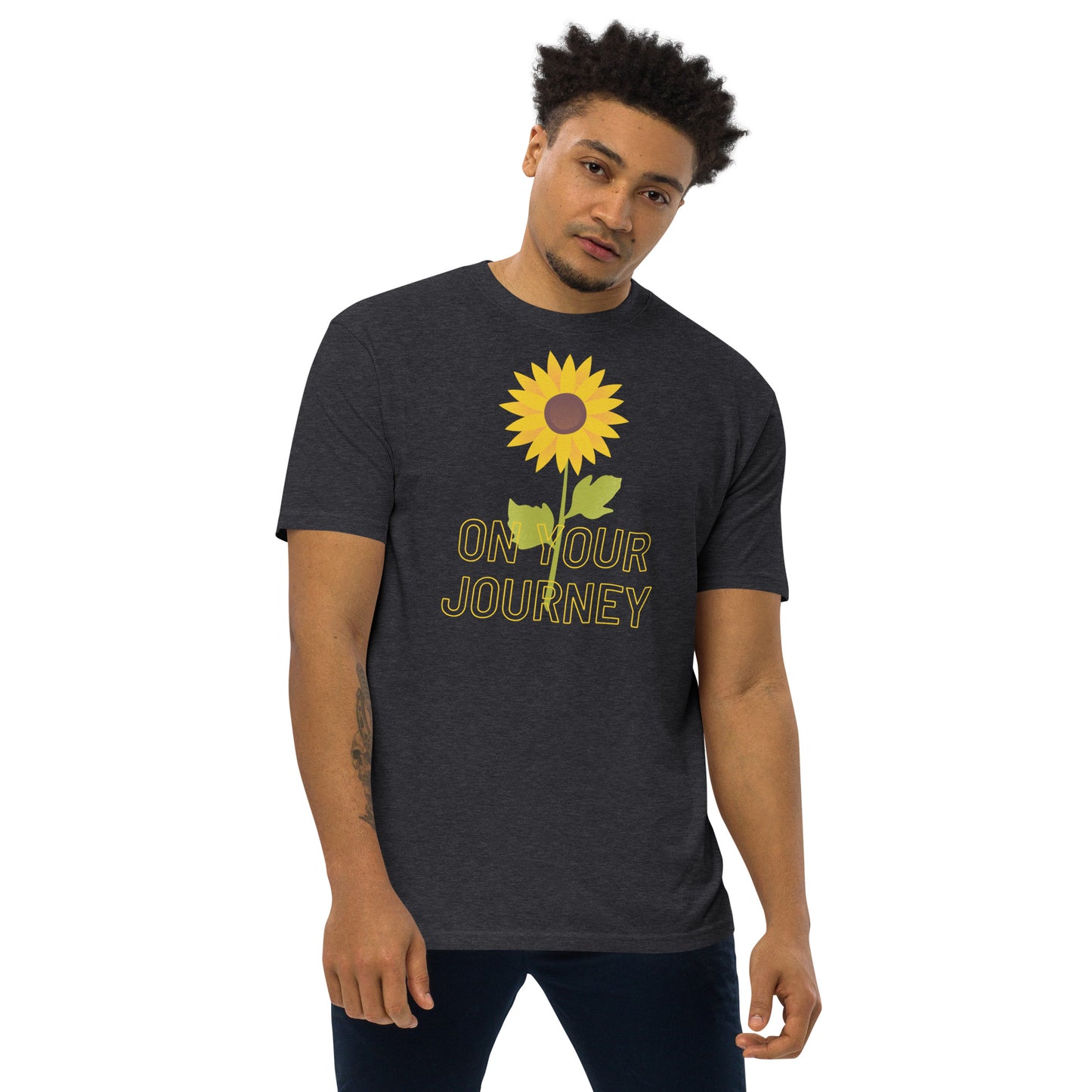 On Your Journey Single Flower Premium Heavyweight Tee