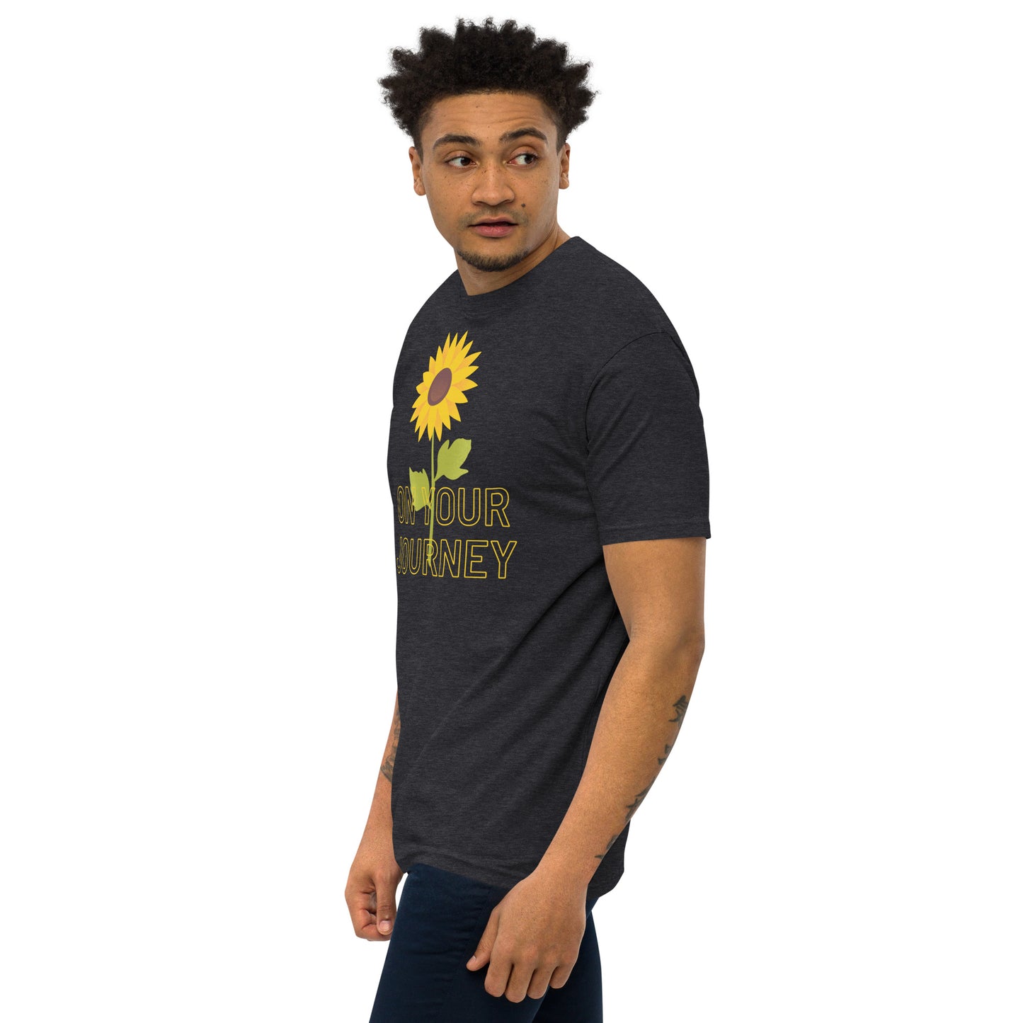 On Your Journey Single Flower Premium Heavyweight Tee