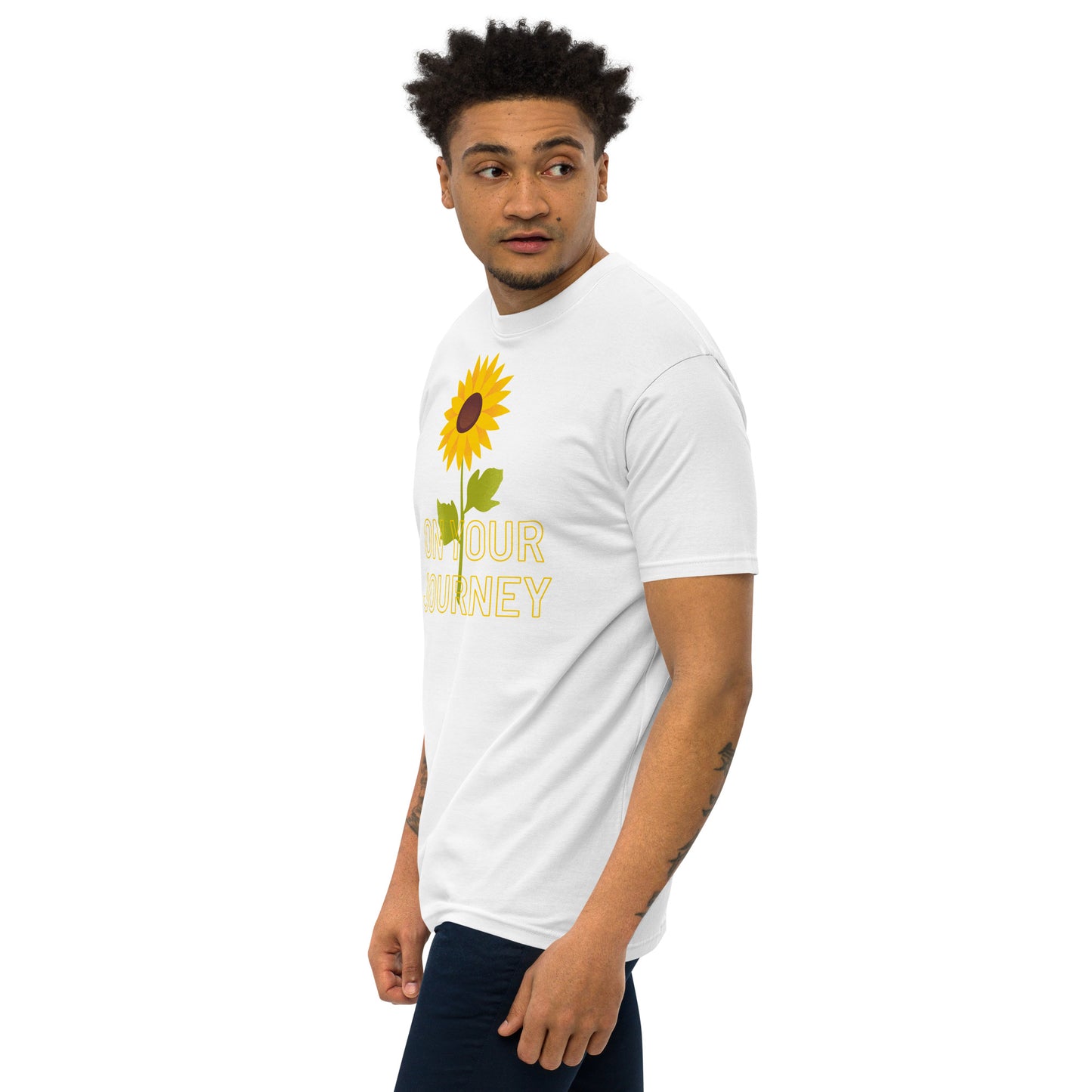 On Your Journey Single Flower Premium Heavyweight Tee