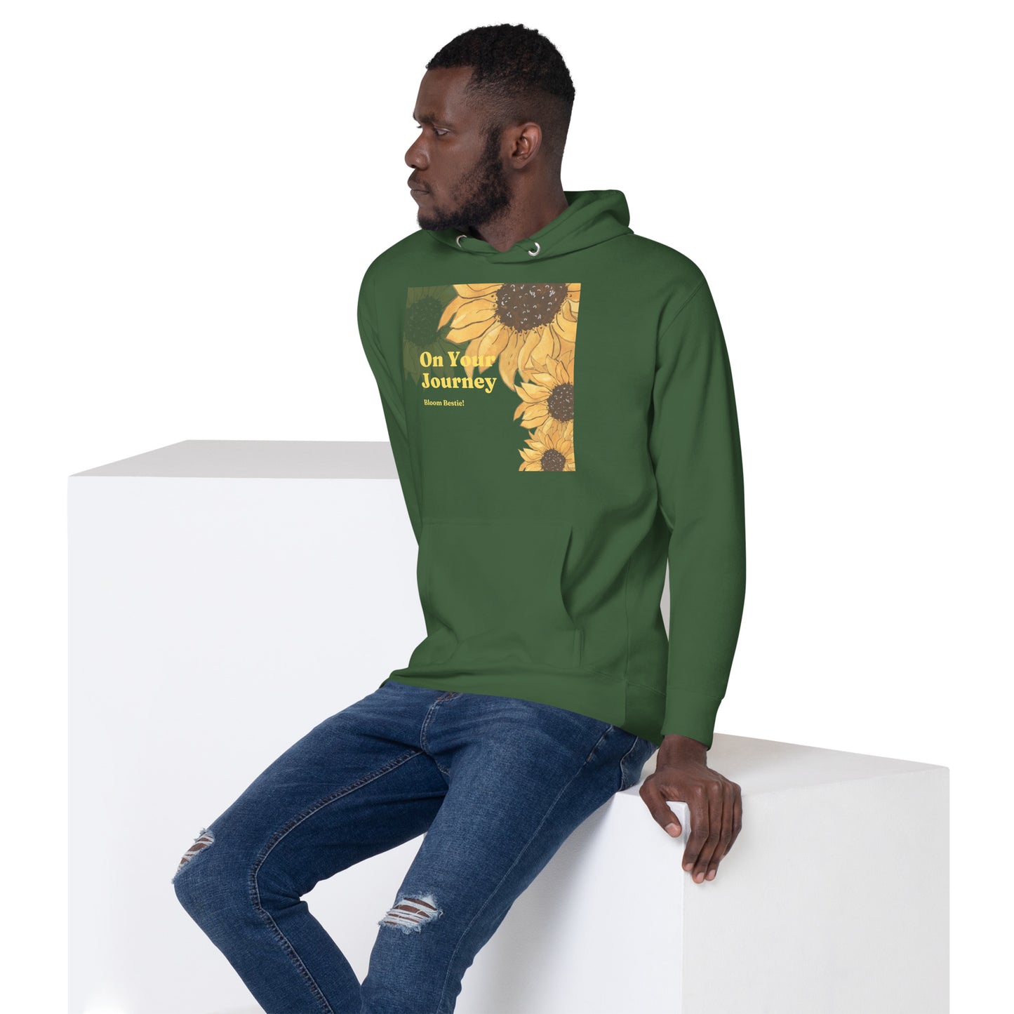 On Your Journey Original Flower Hoodie