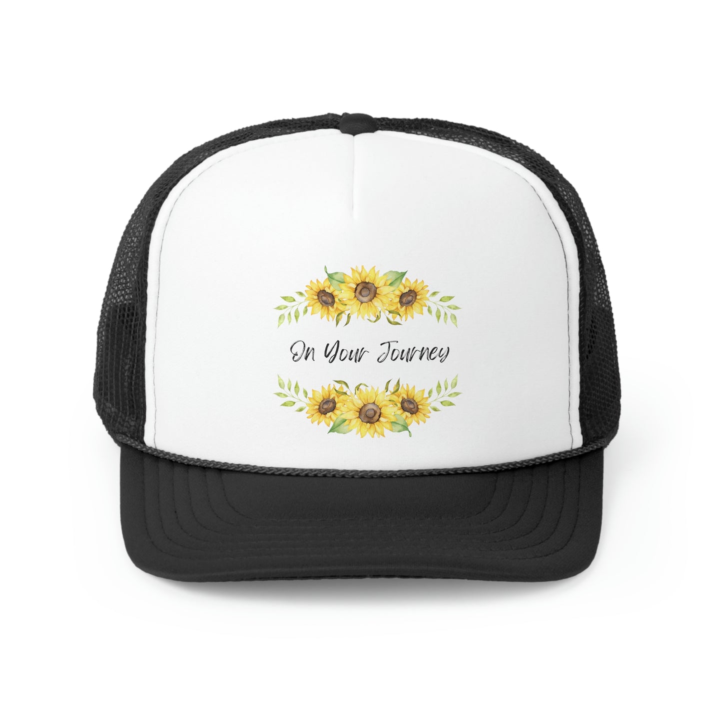 On Your Journey Flower Crown Trucker Caps