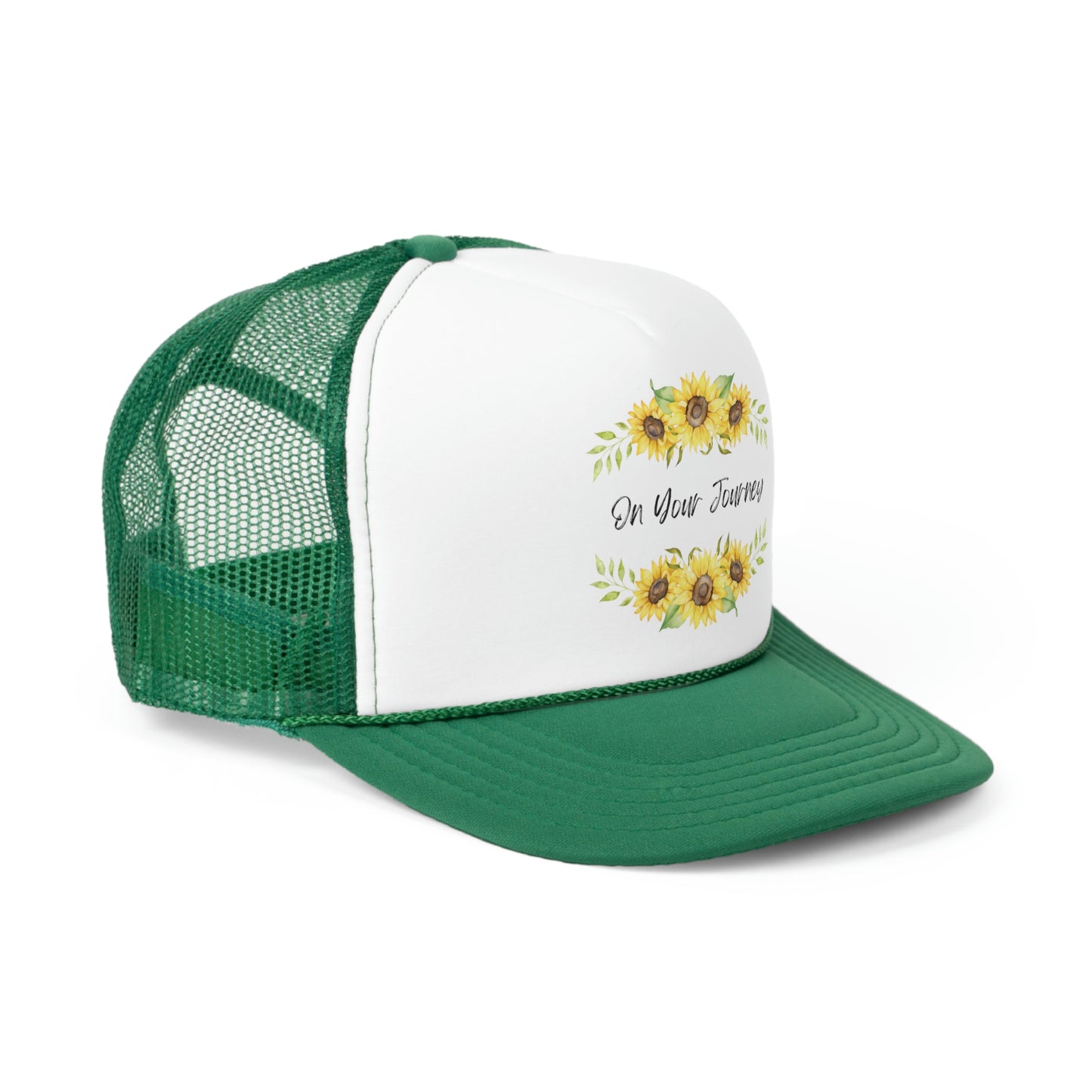 On Your Journey Flower Crown Trucker Caps