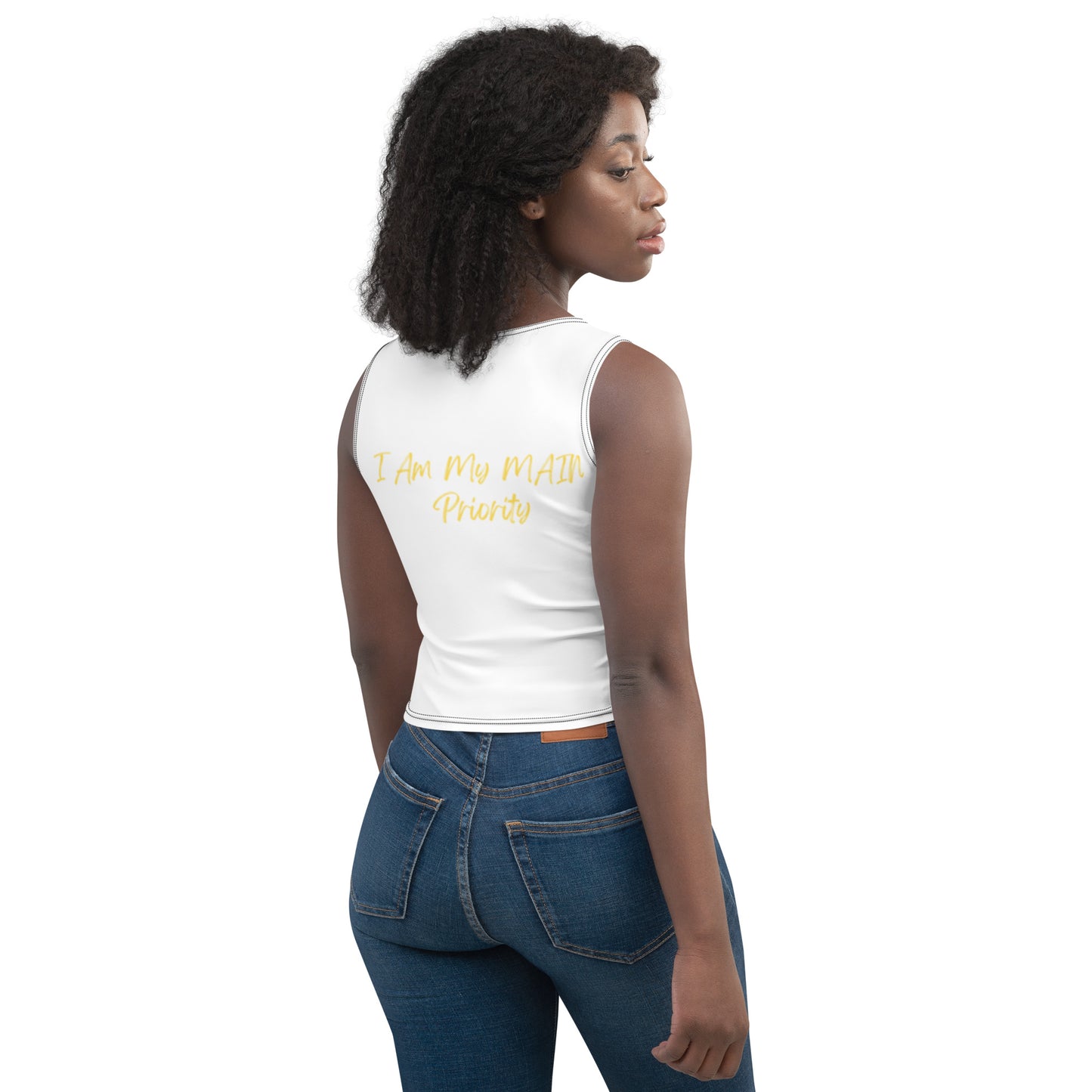 On Your Journey Single Flower Crop Top