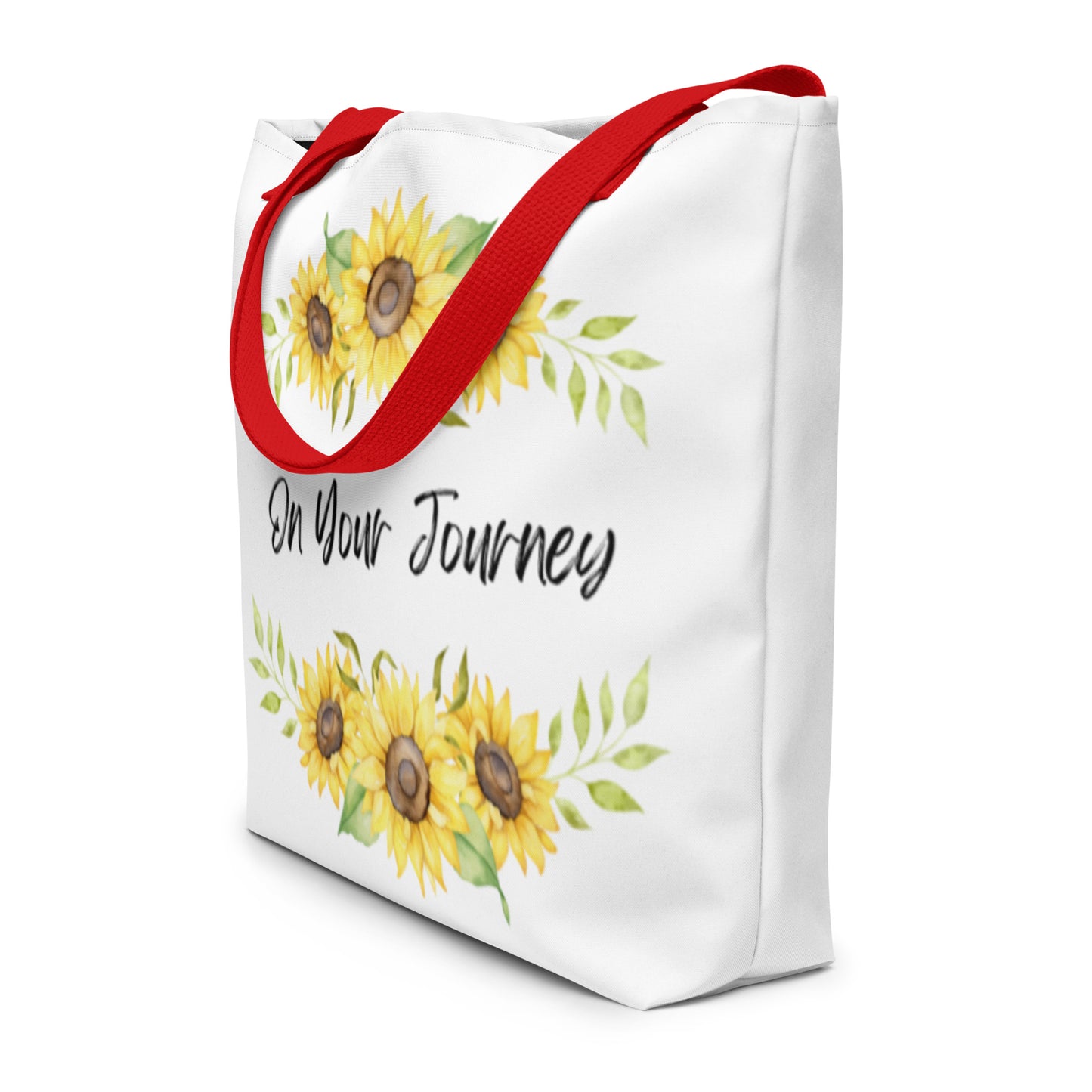 On Your Journey Flower Crown Tote Bag