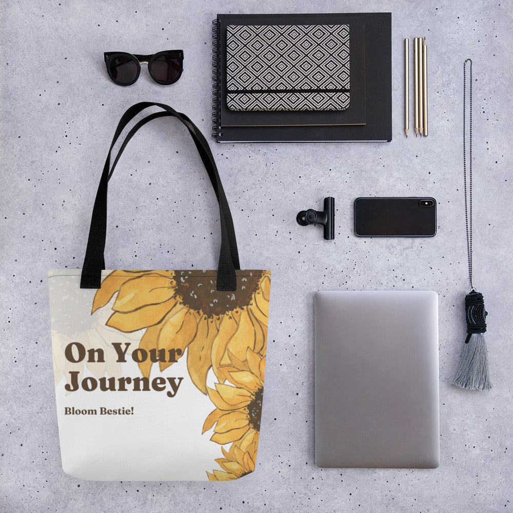 On Your Journey Original Flower Tote Bag