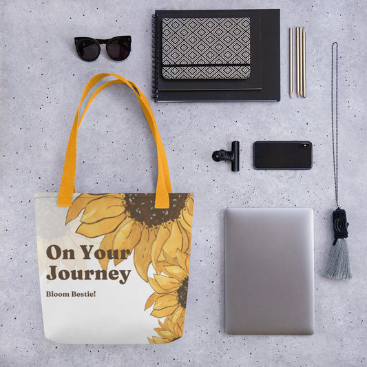 On Your Journey Original Flower Tote Bag