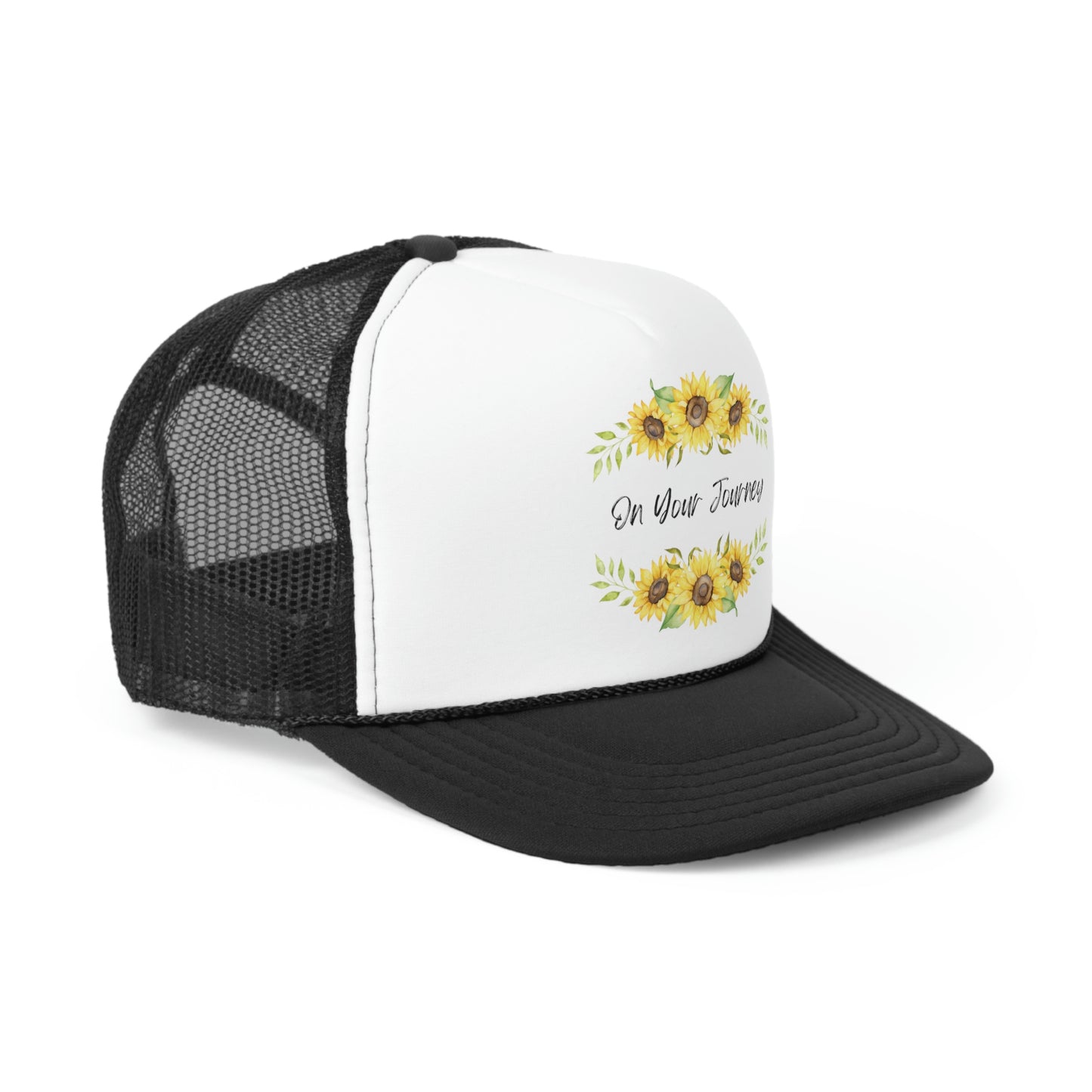 On Your Journey Flower Crown Trucker Caps