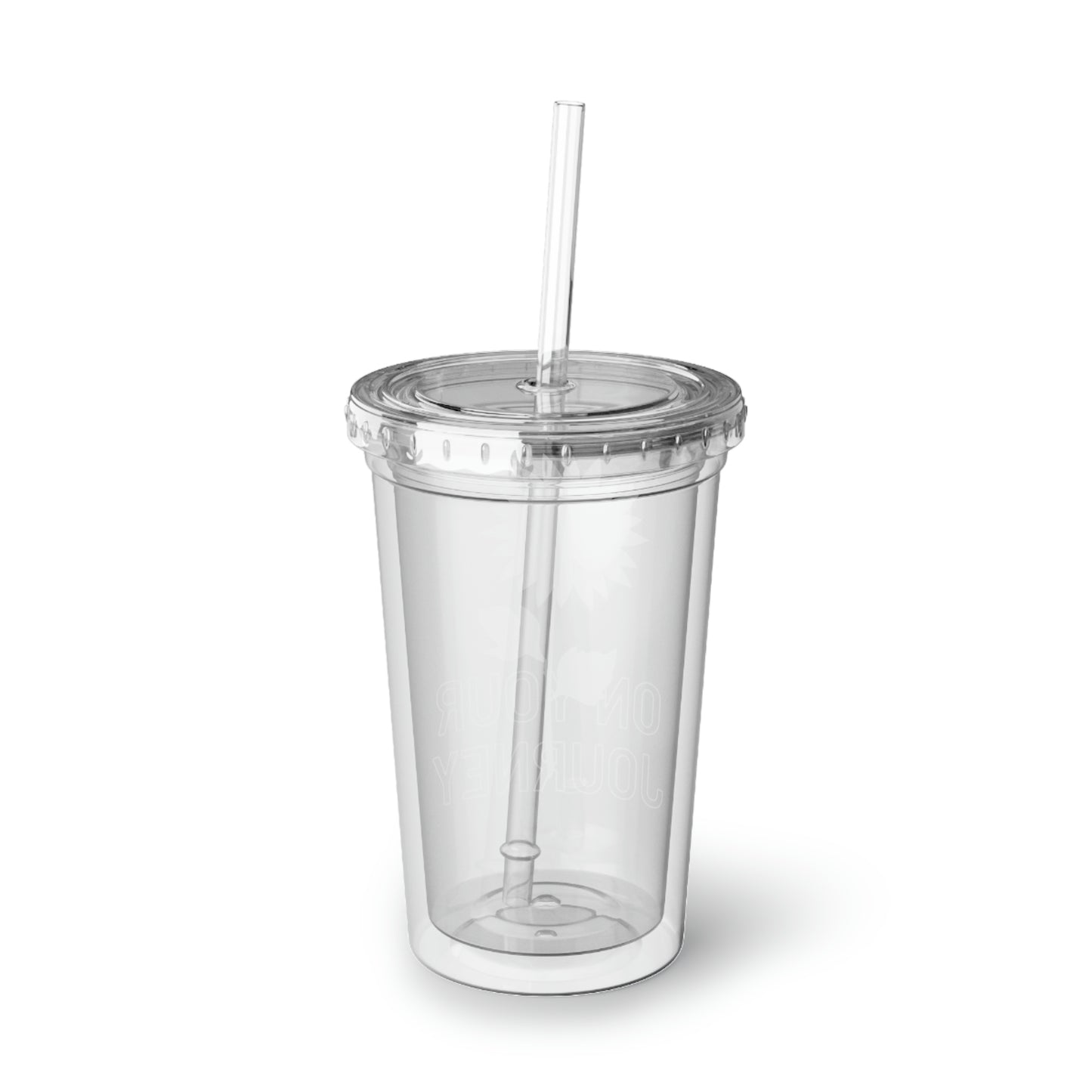On Your Journey Single Flower Suave Acrylic Cup