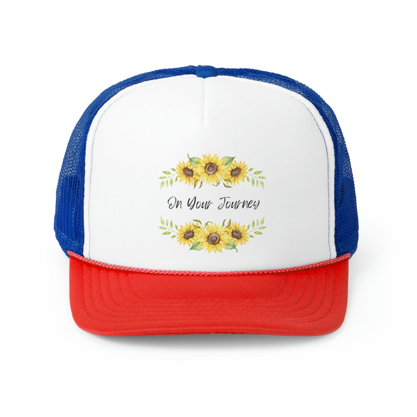 On Your Journey Flower Crown Trucker Caps