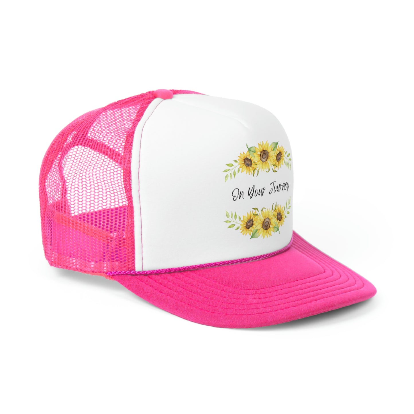 On Your Journey Flower Crown Trucker Caps