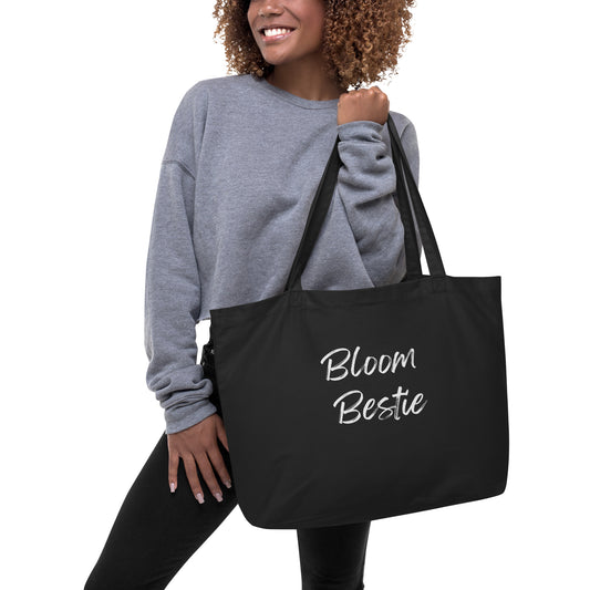 On Your Journey Bloom Bestie Large Organic Tote Bag