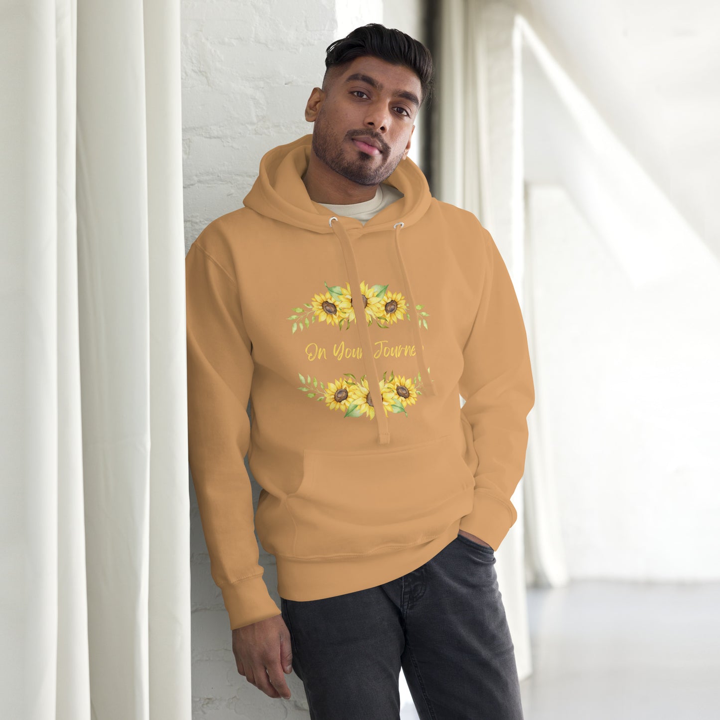 On Your Journey Flower Crown Hoodie